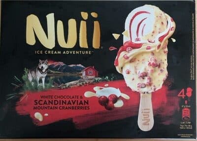 White chocolate & Scandinavian mountain cranberries
