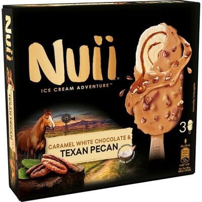 Caramel white chocolate & Texan Pecan