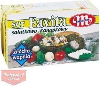 Mlekovita Favita Ser Sałatkowo Kanapkowy 12% Tłuszczu Light