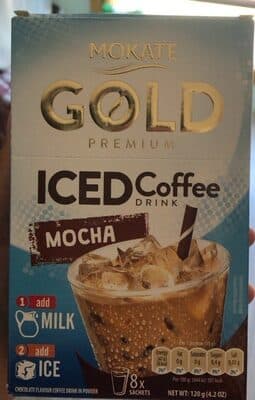 Iced coffee drink mocha