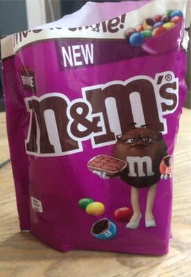 M&ms brownie