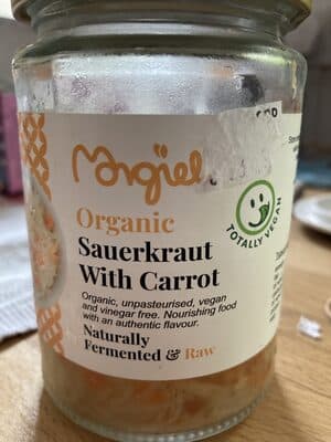 Organic Sauerkraut with Carrot