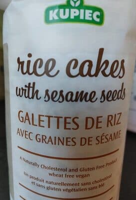 Galettes De Riz Graines De Sésame