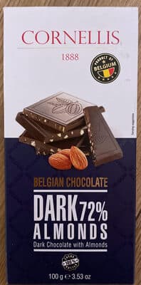 Belgian chocolate - Dark 72% almonds