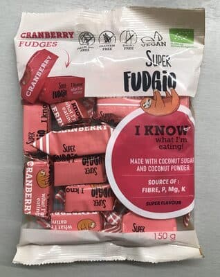 Cranberry fudges