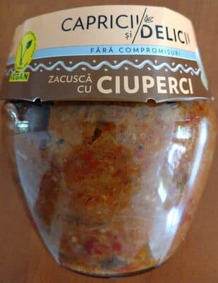 Zacusca with mushrooms