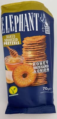 Elephant Squeezed Pretzels Honey Mustard & Onion