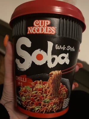 Nissin Soba Chili Noodles With Yakisoba Sauce