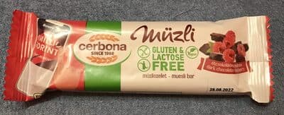 Muesli Bar Dark Chocolate And Raspberry