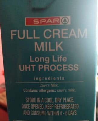 Full Cream Milk