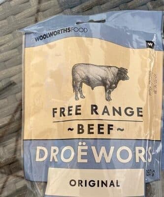 Free range beef Droewors