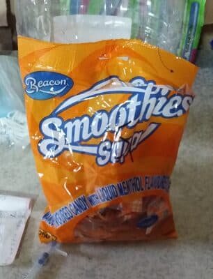 Beacon Smoothies Mango flavoured candy with liquid menthol