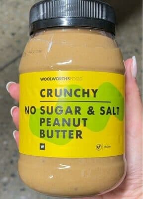 Crunchy no sugar and salt peanut butter