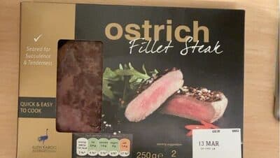 Ostrich Fillet Steak