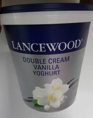 Double cream vanilla yoghurt