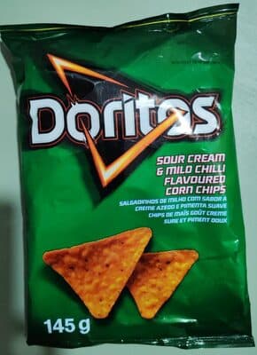 Sour cream mild chilli flavoured corn