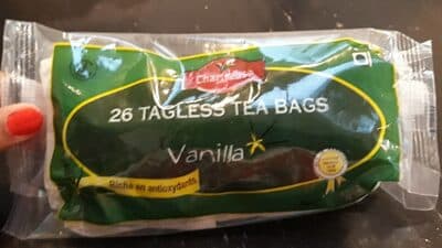 Chartreuse Tagless Tea Bags Vanilla