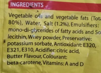 Cooking Margarine