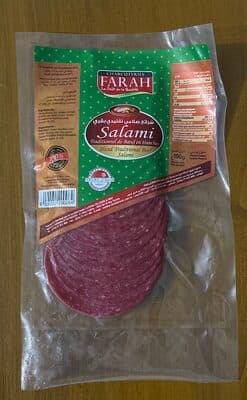 Salami Traditionnel De Buf En Tranches