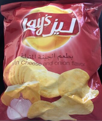 With Cheese and Onion Flavor