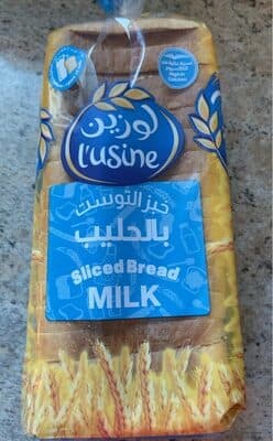 Lusine sliced bread milk