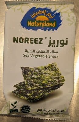Noreez Nori Sea Vegetable Snack