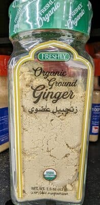 Freshly's Organic Ground Ginger Jar