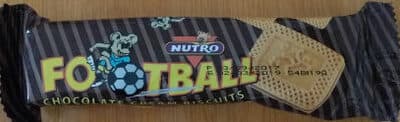 Football Chocolate cream biscuits