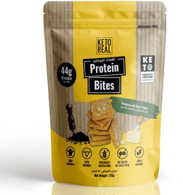 Protein Bites - Parmesan And Black Pepper