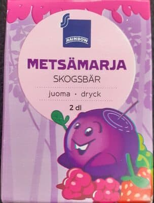 Rainbow wild berry drink