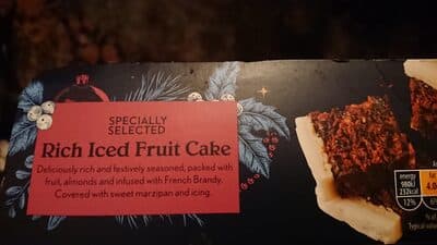Rich Iced Fruit Cake