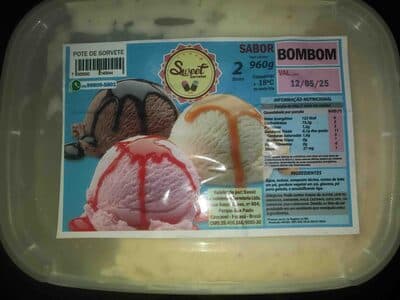 Sorvete sabor bombom
