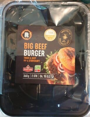 Nordfjord Big beef burger