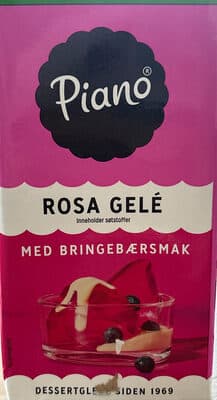 Rosa gel uten sukker