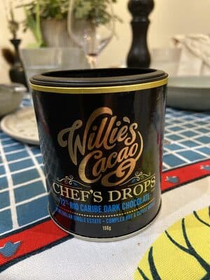 Chefs Drops 72% Rio Caribe Dark Chocolate