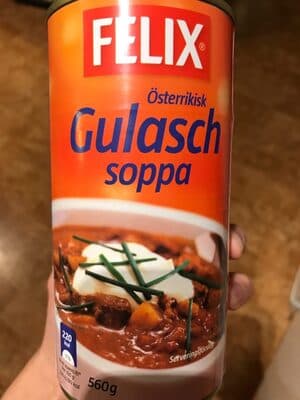 sterrikisk Gulaschsoppa