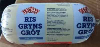 Risgrynsgröt Laktosfri