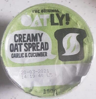 Creamy Oat Spread Garlic & Cucumber
