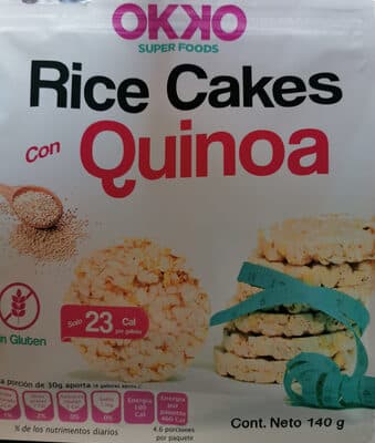 Rice cakes con quinoa