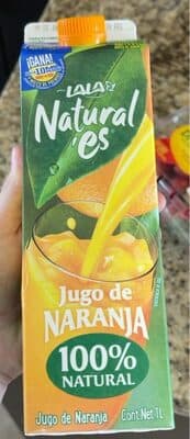 jugo de naranja 100% natural