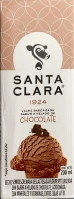Santa Clara Leche Saborizada Sabor A Helado De Chocolate