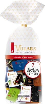 Assortiment de minis chocolats lait et noir