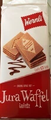 WERNLI JURA WAFFELN ORIGINAL, Schokolade