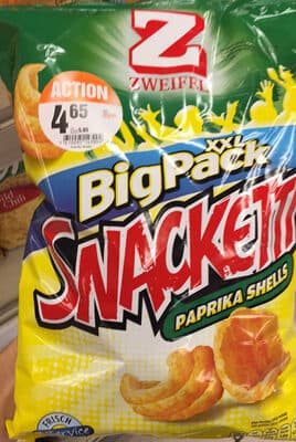 Snacketti Paprika Shells