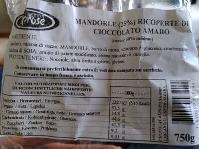 Chocolate Almonds