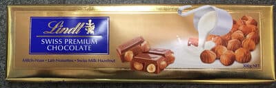 Lindt Milch-Nuss leche y Avellanas