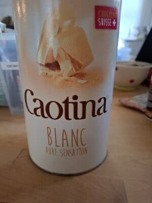 White Caotina Swiss Chocolate