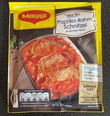 Paprika-Rahm-Schnitzel