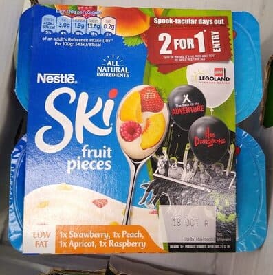 Ski fruit pieces