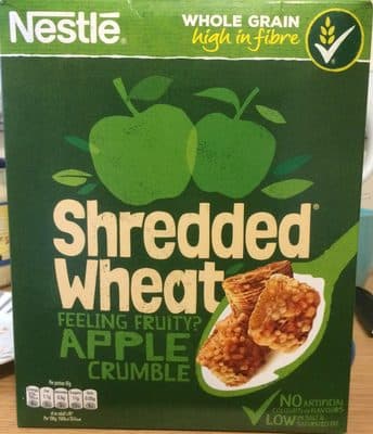 Shredded wheat apple crumble